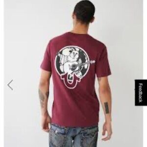 True Religion Burgundy Tee